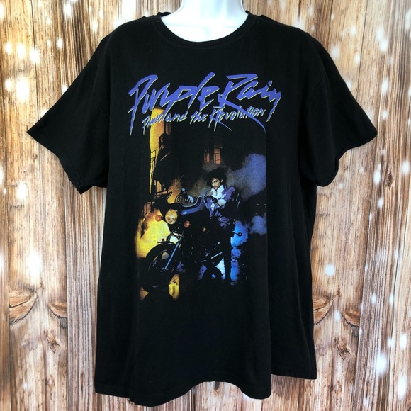 Prince Estate Tops - Prince Purple Rain Graphic Tee